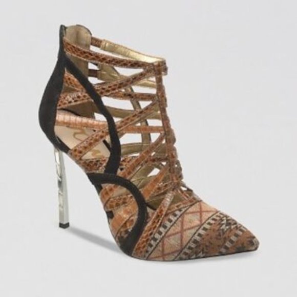 NWOB Sam Edelman Sydney Tribal Caged Heels - Picture 3 of 8